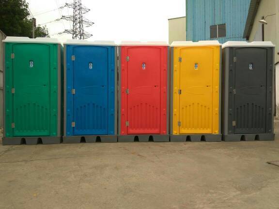 new!! China HDPE plastic outdoor mobile portable temporary toilet and shower for sale