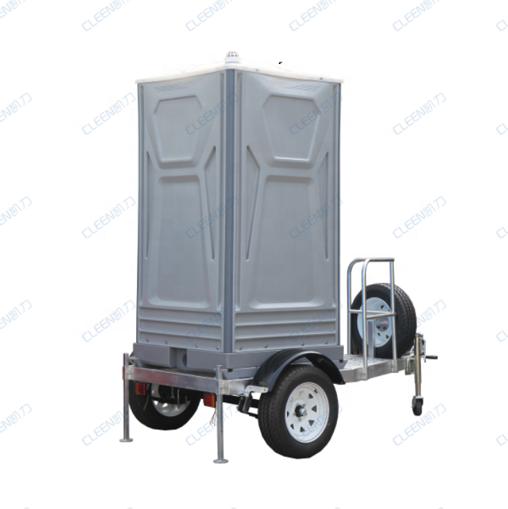 prefabricated  portable toilet outdoor  camping trailer  toilet portable moving trailers toilet for sale