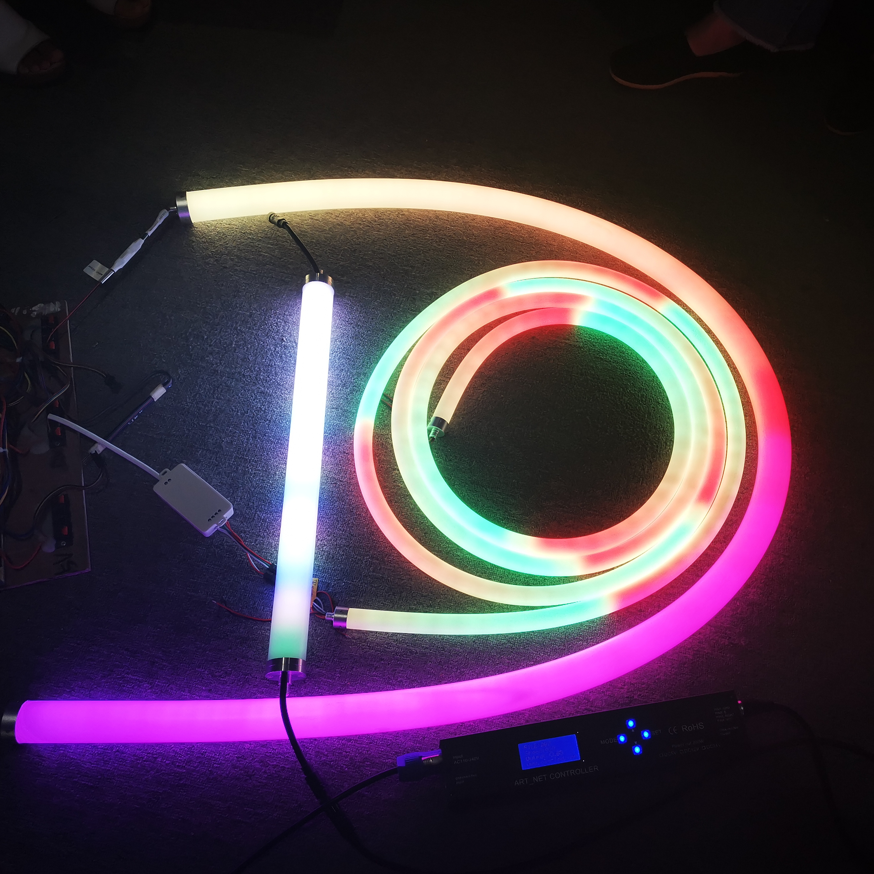 2019 24V Programmable Led Neon Light Flex Rope Lamp