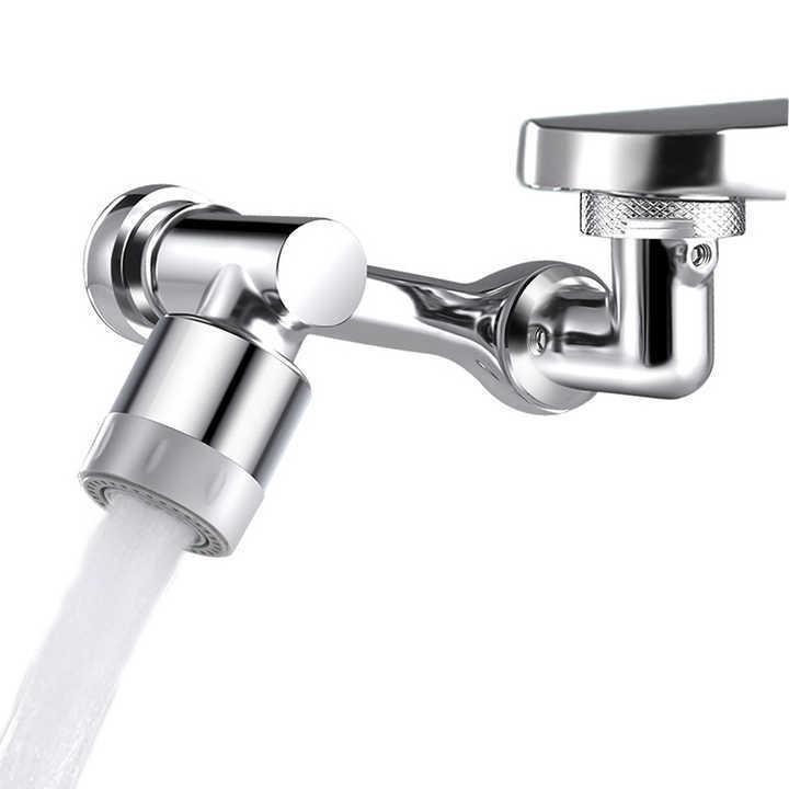 pressurized filter multifunctional swivel full rotating kitchen sink firmer faucet water tap stainless extender 360 1080 degrees