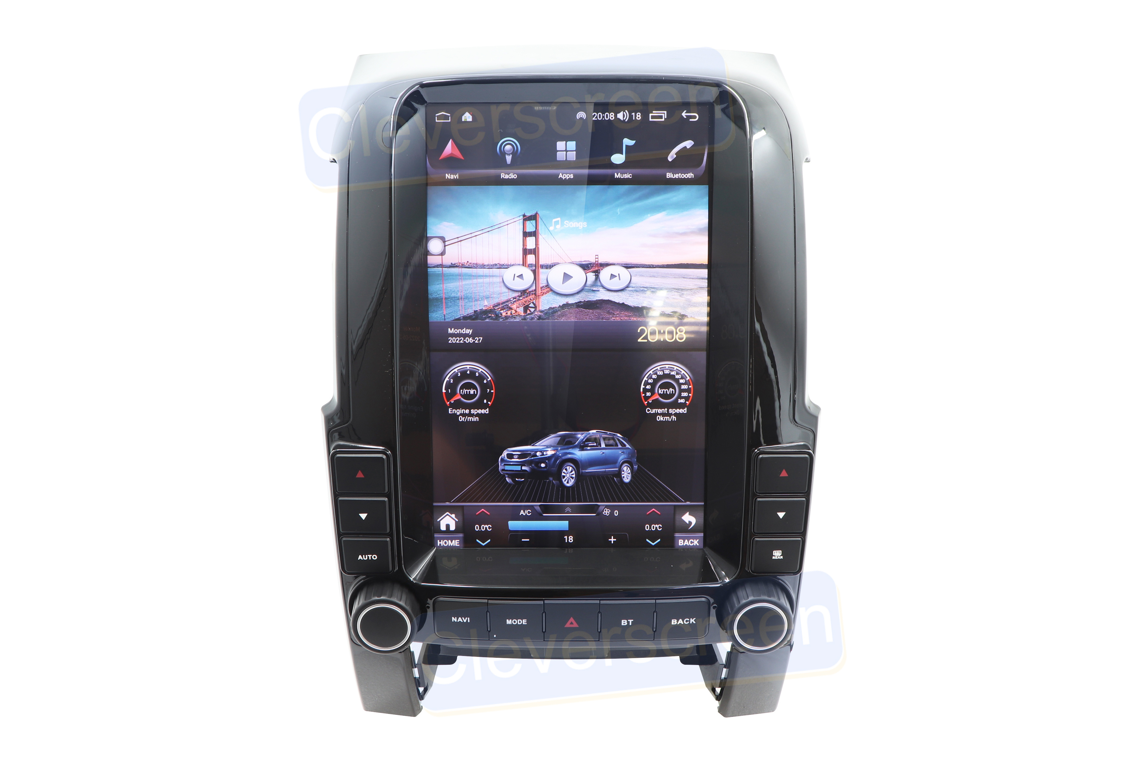 12.1 Inch Android Car Radio Car DVD Player Tesla Touch Screen Car Audio Video GPS Navigation for Kia Sorento 2009-2012 With Wifi