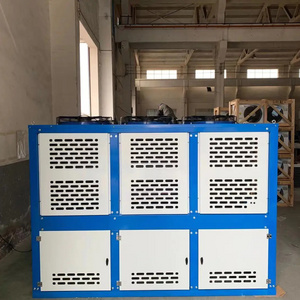 Hermetic box V Type Air-cooled Compressor Condensing Unit with Low Temperature Top Discharge