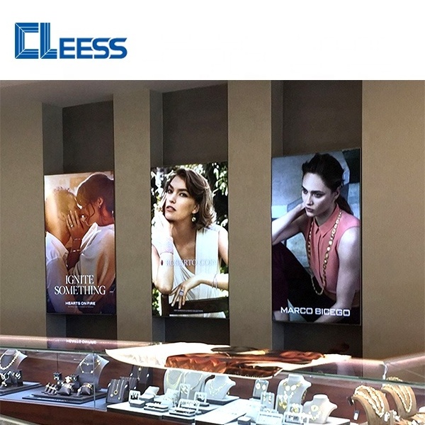 Tension Fabric Light Box Outdoor Double Side SEG Frameless Silicone Edge Graphic Frame Aluminum Led Advertising Light Box