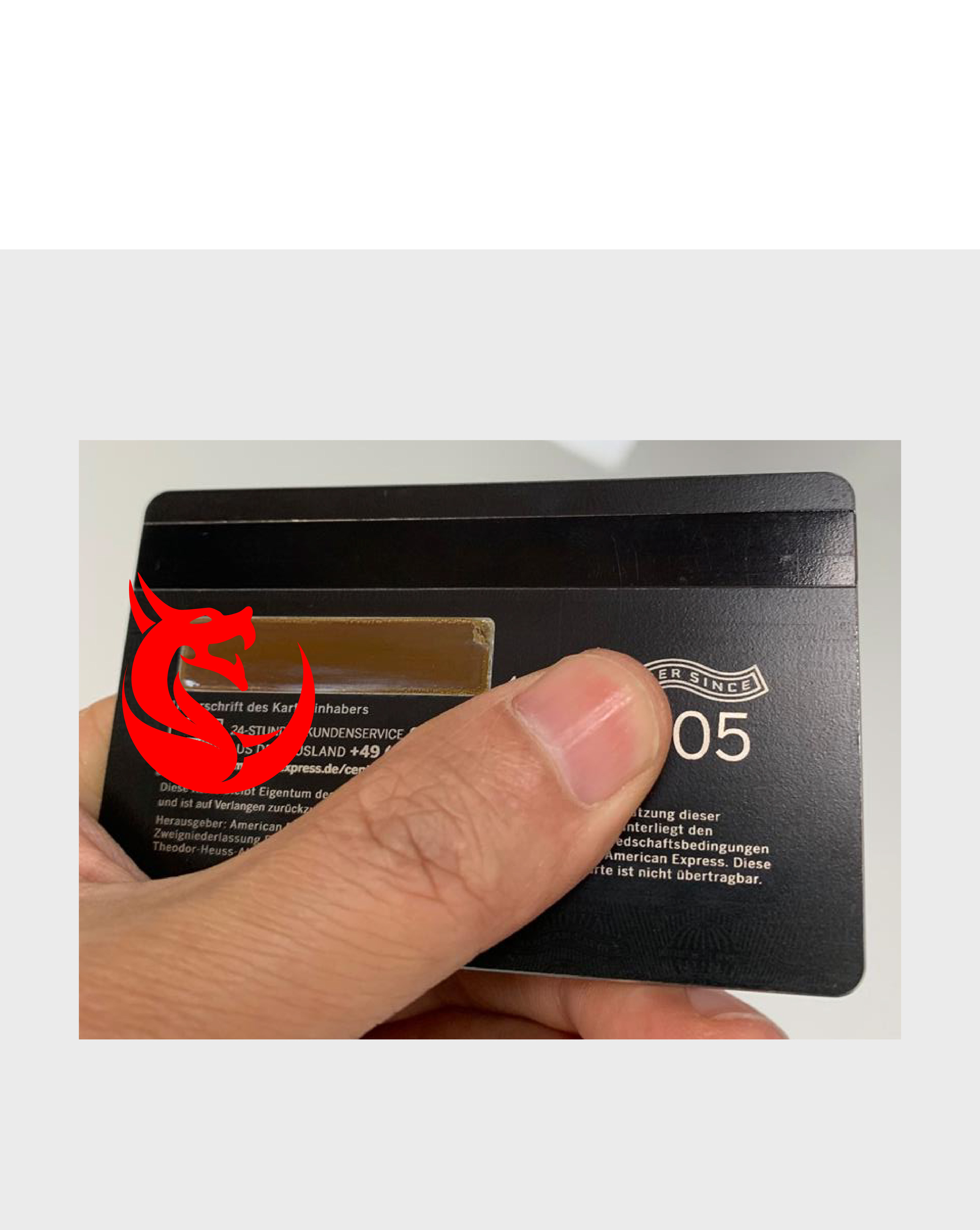 New Design Black Metal Credit Chip Card Blank Access Control Card