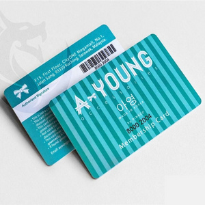 Luxury Service PVC Plastic Business Card Vip Membership Card Loyal Card Machine Printing