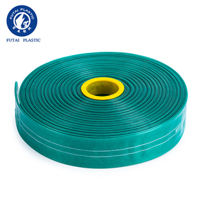 Farm high pressure irrigation PVC plastic flat hose flexible drainage pipe