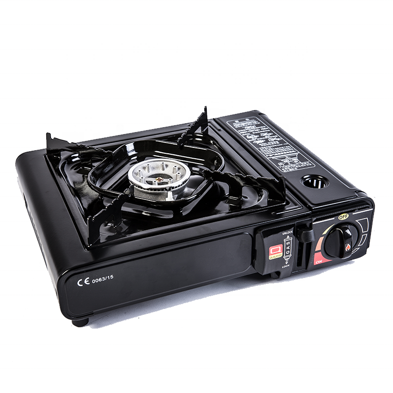 Korean style Table Mini 1 burner cooktop Outdoor stove camping portable gas stove single burner with gas control knob size china