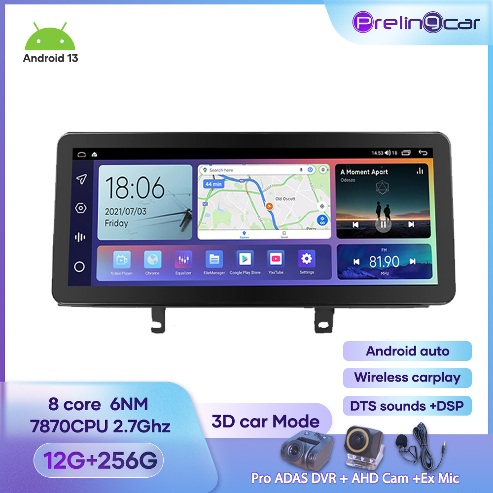 Android 13.0 Car Radio Multimedia Video Stereo GPS Navigation  For BMW 3 series F30 F31 F34 NBT 2013-2019 Years Wireless Player