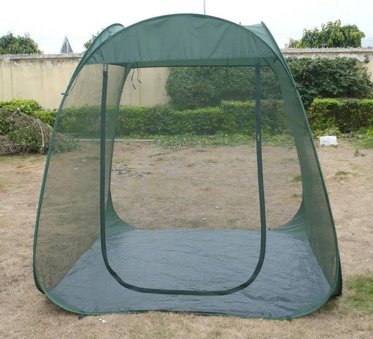 Automatic Pop Up Canopy Tent with Mosquito Netting Outdoor Screen House Room