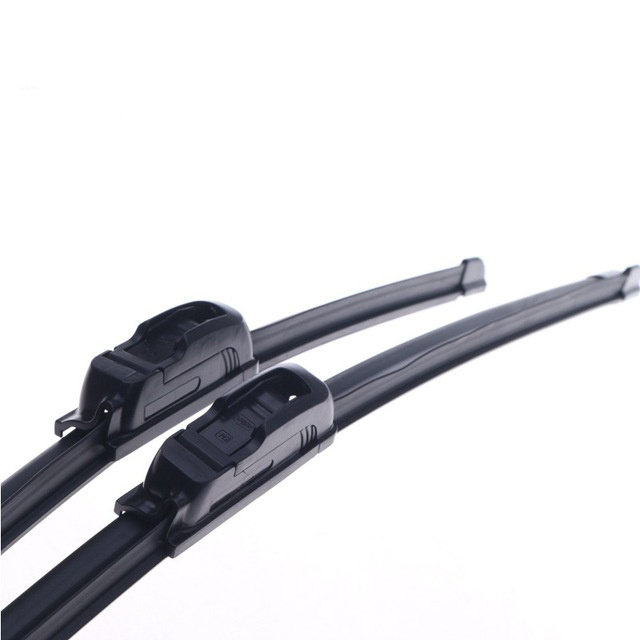 Wholesale Universal Soft Wiper Blade Soft Frameless U Hook Adapter Natural Rubber Car Windshield Wipers