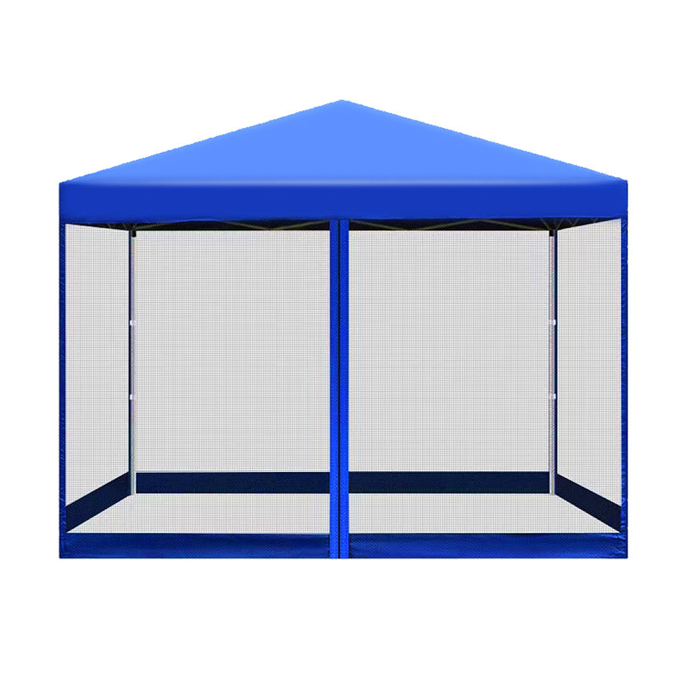 Newest 3x3m Camping Sun Canopy Gazebo Mosquito Screen Tent Screen House Shelter Shade Tent with net mesh for racing booth