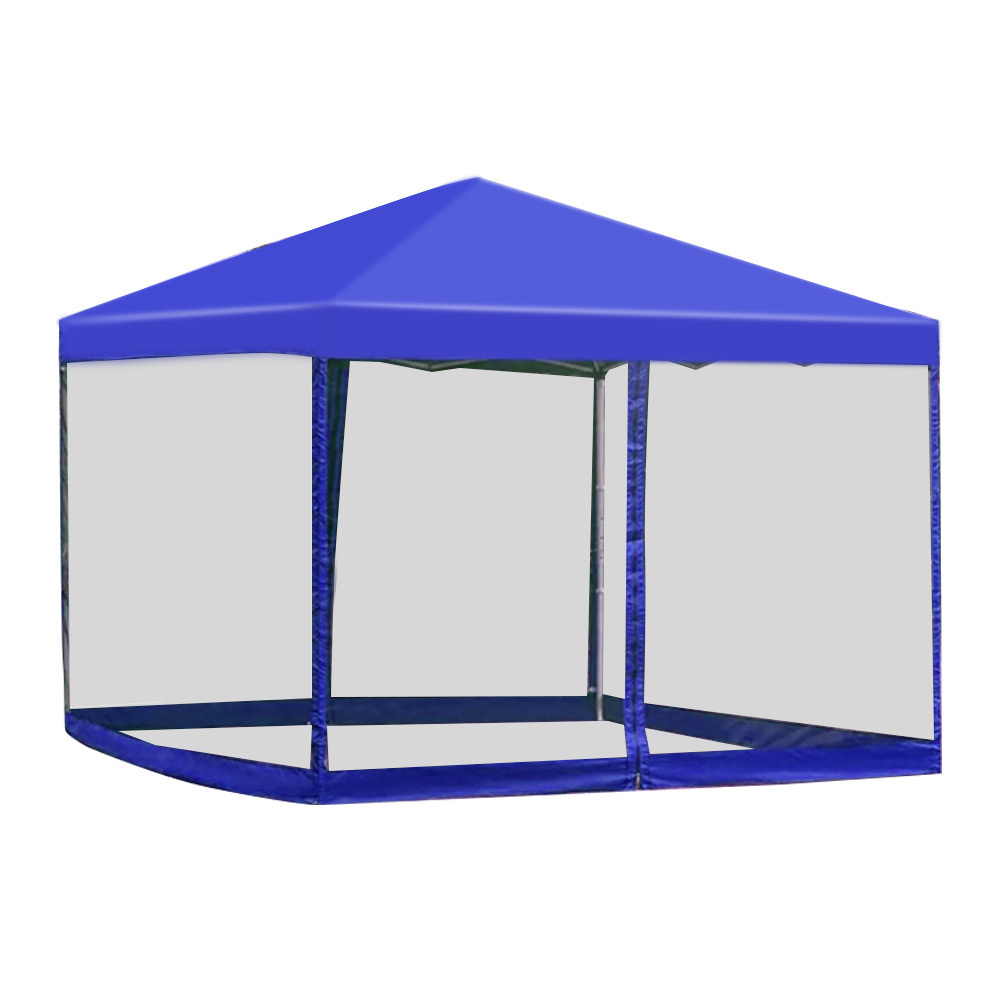 Newest 3x3m Camping Sun Canopy Gazebo Mosquito Screen Tent Screen House Shelter Shade Tent with net mesh for racing booth