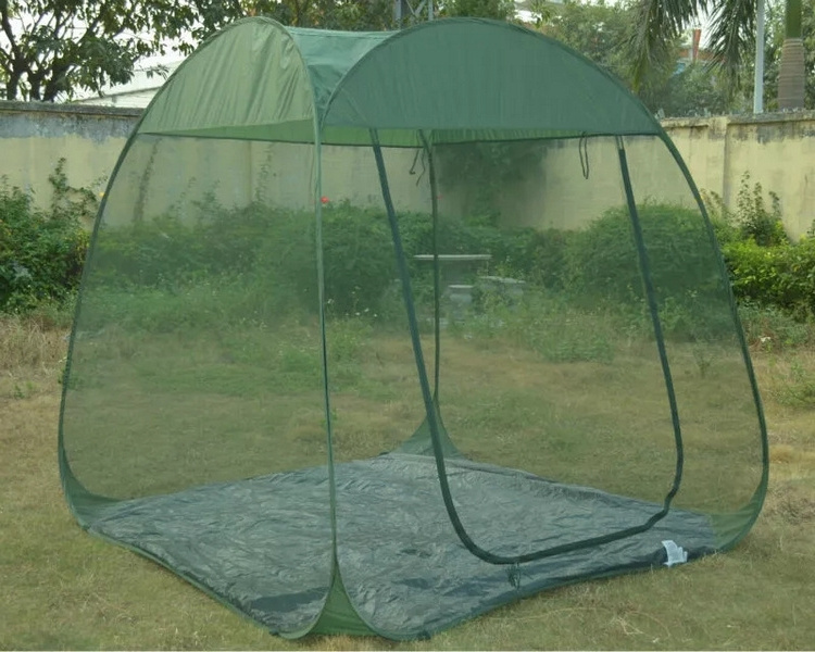 Automatic Pop Up Canopy Tent with Mosquito Netting Outdoor Screen House Room