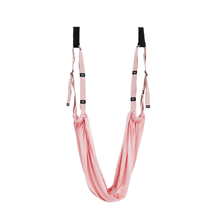 CliCli Adjustable set anti gravity Inversion women swing strap hanging elastic stretch handstand ropes aerial yoga hammock