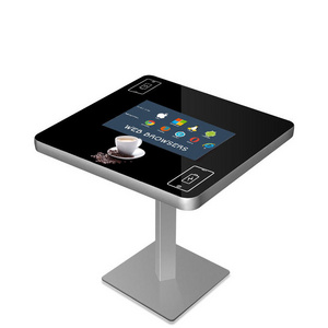 21.5 Lcd Screen Android Smart Coffee Capacitive Multi Touch Screen Game Table With Wireless Charger Touch Smart Coffee Table