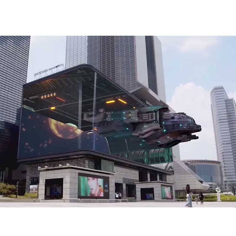 Led Panel Hologram Billboard Outdoor 3D Giant Video Wall Hd Advertising Player Pantalla Digital Signage Screen Led Display Board