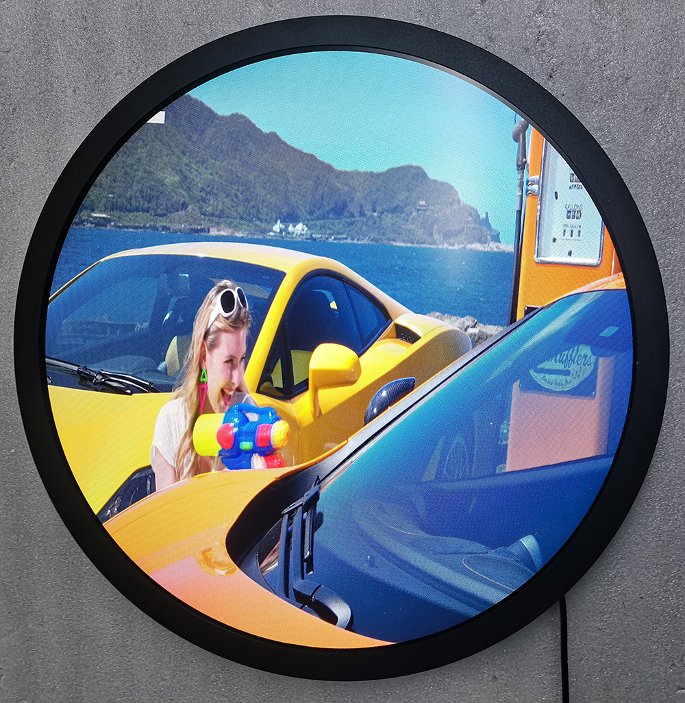 23.6 inch Touch screen hd round circular monitor display Circle TV advertising screen Android round lcd screen touch display