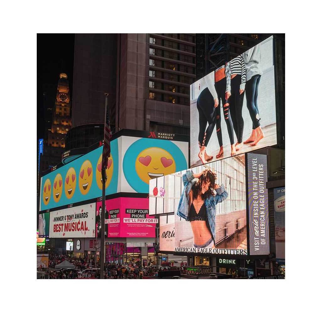 Led Panel Hologram Billboard Outdoor 3D Giant Video Wall Hd Advertising Player Pantalla Digital Signage Screen Led Display Board