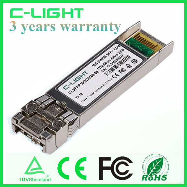 DWDM-SFP-10G-80ZR-34 C-Light Compatible  SFP DWDM 80km 34CH DOM Transceiver Module