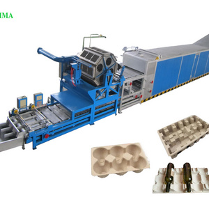 Egg tray Thermoforming machine for bamboo pulp custom manufacturing machine egg box former equipment for product packaging