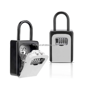 Factory Hot Sales Security Real Estate Security Electronic Bolted Weldable Lock Box For House Key