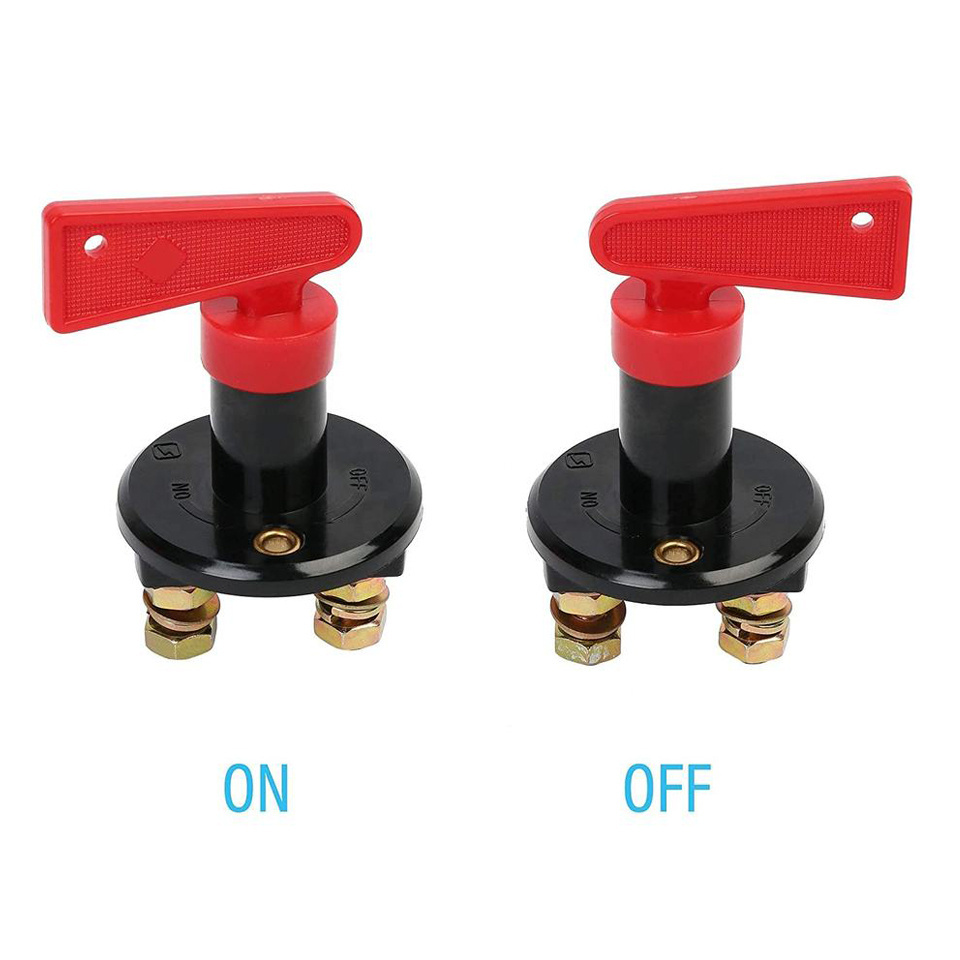 NPE Best Sellers Battery Disconnect Switch Isolator Cut Off Power Kill Master Battery Switch for Marine Car Boat RV ATV Vehicles