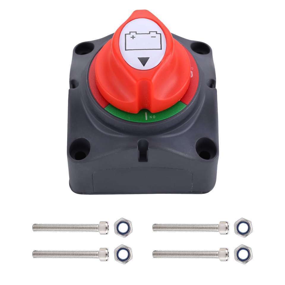 NPE Battery Switch 12-48V Waterproof Heavy Duty Battery Power Cut Master Switch Disconnect Isolator for Car Vehicle RV