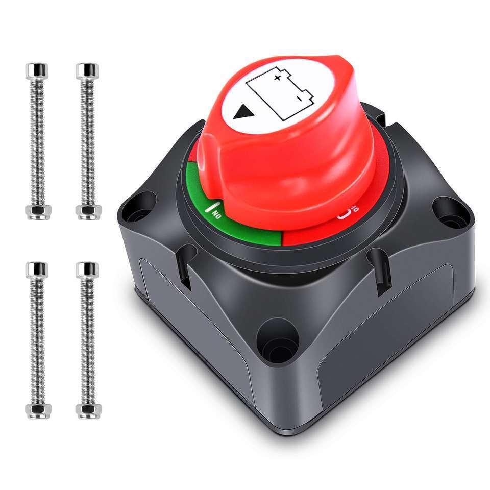 NPE Battery Switch 12-48V Waterproof Heavy Duty Battery Power Cut Master Switch Disconnect Isolator for Car Vehicle RV