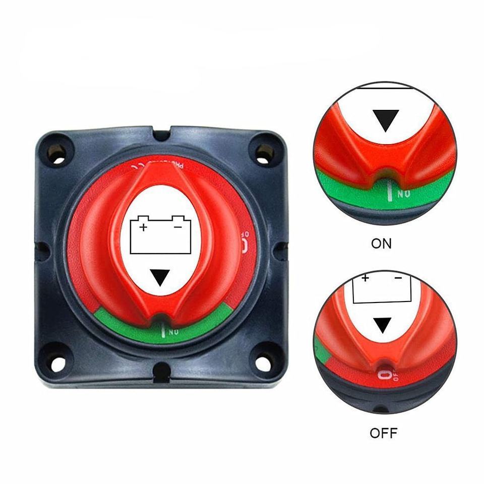 NPE Battery Switch 12-48V Waterproof Heavy Duty Battery Power Cut Master Switch Disconnect Isolator for Car Vehicle RV