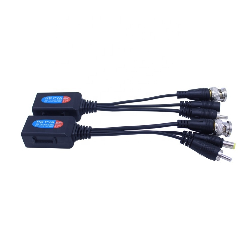 CCTV Video Audio Power Twisted Pair Transmitter AHD CVI TVI CVBS HD Video Balun With Audio Power