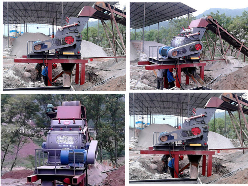 Mining Machinery Gold Ore Mobile Soil Hammer Mill Stone Crusher Production Line