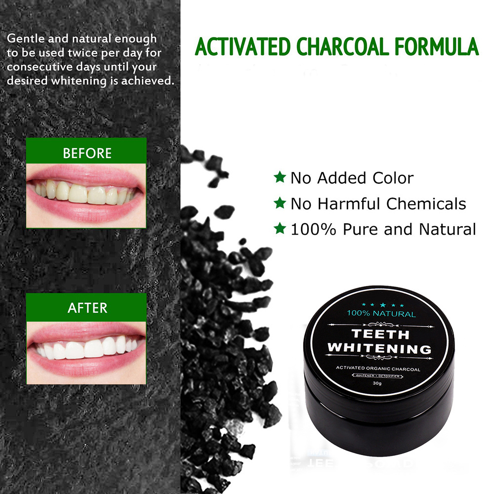 Beauty Personal Care Oral Hyiene Teeth Whitening 100% Natural Oral Care Charcoal Powder Natural Activated Organic