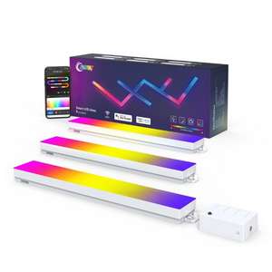 Smart APP Control Diy Design Various Functions Rgb Magic Color Diy Smart Dream Color Led Light Bar Glide Wall Light