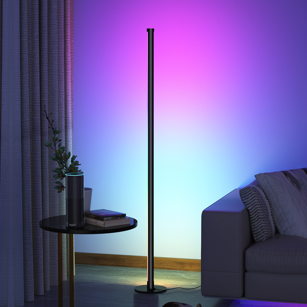 CL Lighting Smart Control Luxury Standing Home Decor Light Modern Floor Lamp for Living Room, Bedroom, Game Room