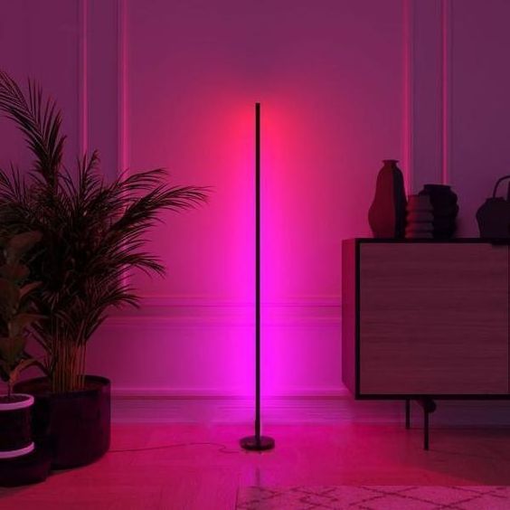 CL Lighting Smart Control Luxury Standing Home Decor Light Modern Floor Lamp for Living Room, Bedroom, Game Room