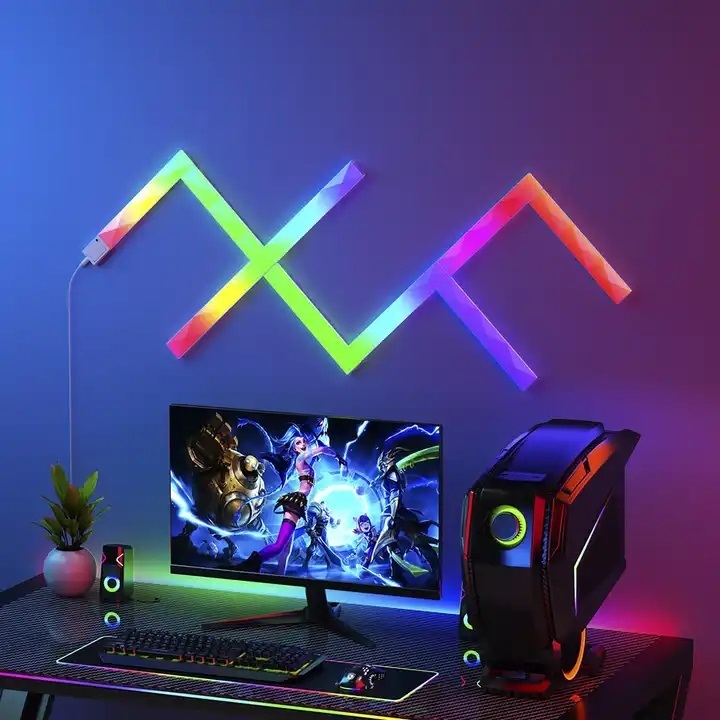 CL Lighting E-commerce Supplier Custom Logo Smart Rgb Magic Color Gaming Led Lights for Gaming Room Decoration