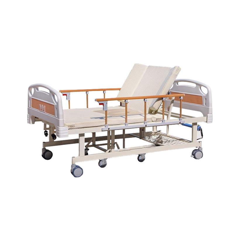 Factory Price Hospital Wheelchair Bed With Toilet Nursing Bed For The Elderly