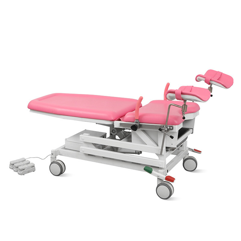 Hospital Multifunctional Stainless Steel Electric Delivery Table Hydraulic Medical Gynecological Examination Table