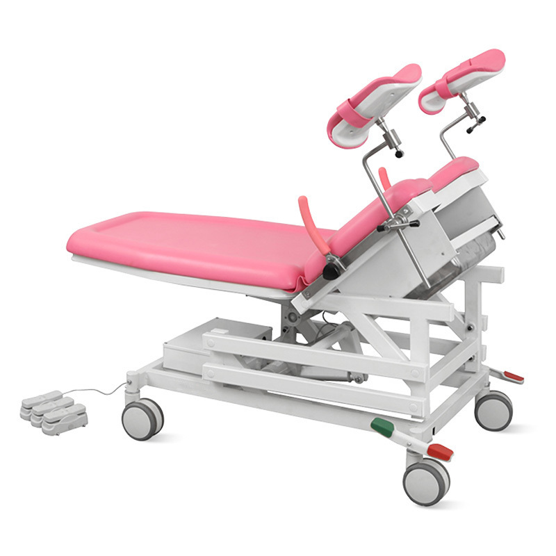 Hospital Multifunctional Stainless Steel Electric Delivery Table Hydraulic Medical Gynecological Examination Table