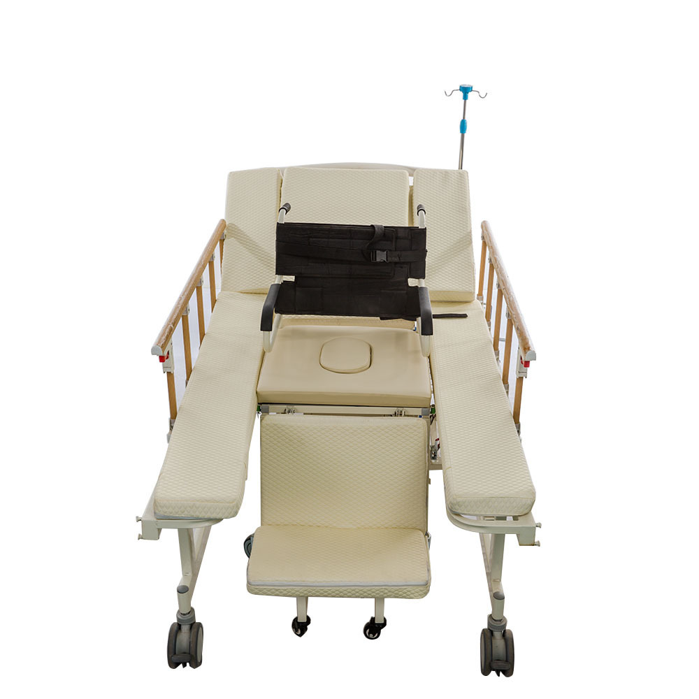 Factory Price Hospital Wheelchair Bed With Toilet Nursing Bed For The Elderly