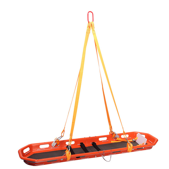 Portable Plastic Hanging Emergency Basket Stretcher Reliable Helicopter Rescue Stretcher