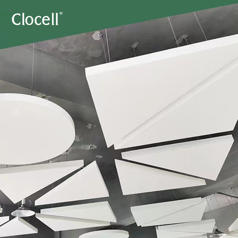 Clocell Noise absorb   block sound transmission acoustical foam ceiling tiles