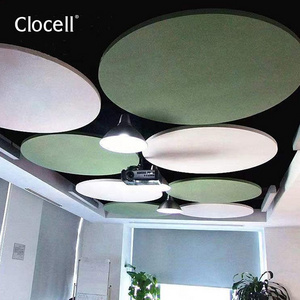 Clocell Glass fiber Ceiling Square Panel Ceiling Tiles Interior Home Ceiling Decoration