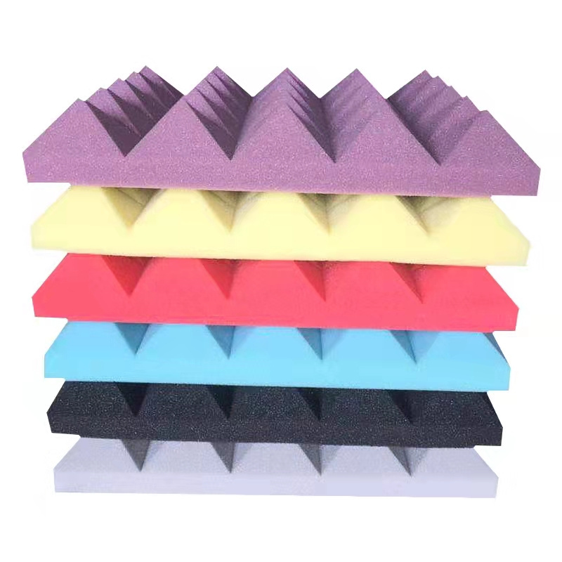 Clocell Acoustic foam panels 50*50*5 sound of absorption wall foam modern pyramid acoustic foam