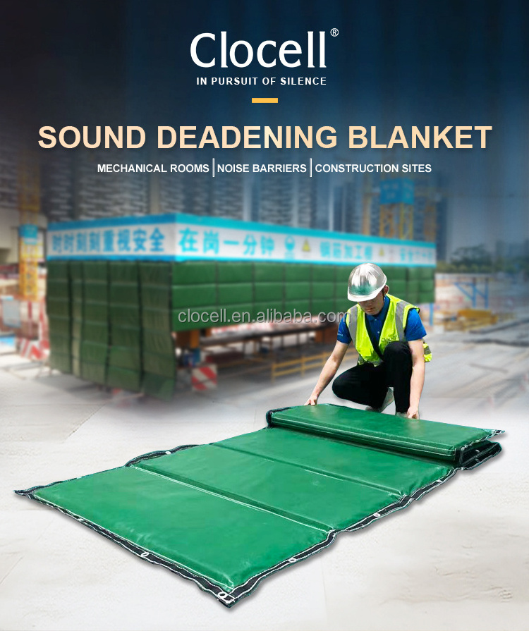 Clocell Acoustic Blanket Sound Barrier Acoustic Curtains Sound Proof Curtains Acoustic Sound Blanket For Soundproof