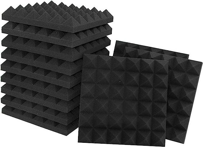 Soundproof Foam Live Broadcast  Piano Drum Room Wall Music Room Recording Studio Anchor Self-adhesive Gold Tower