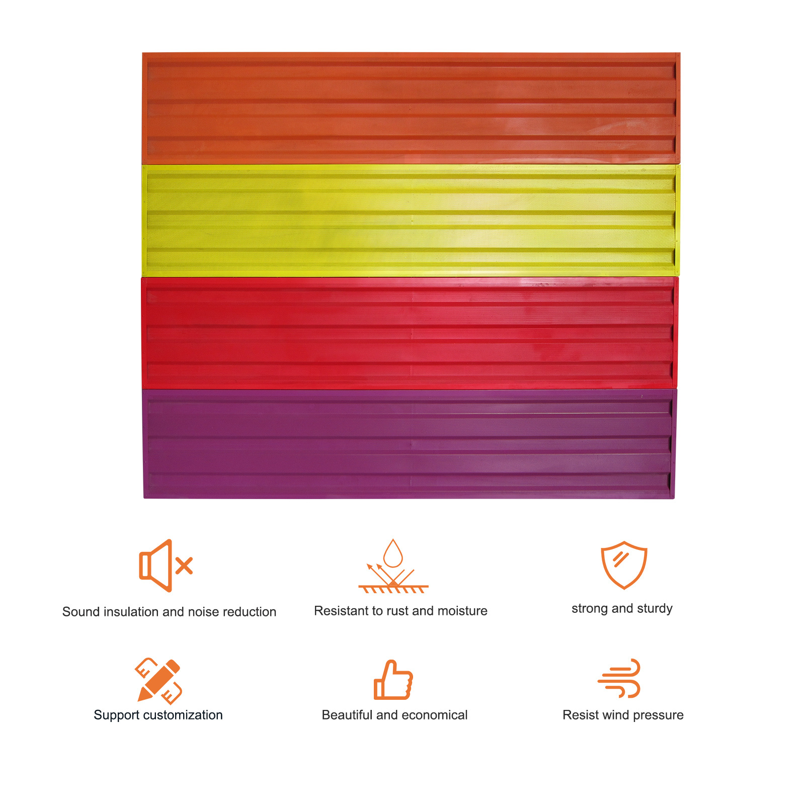 Clocell Acoustic Sound Noise Barrier Fencing