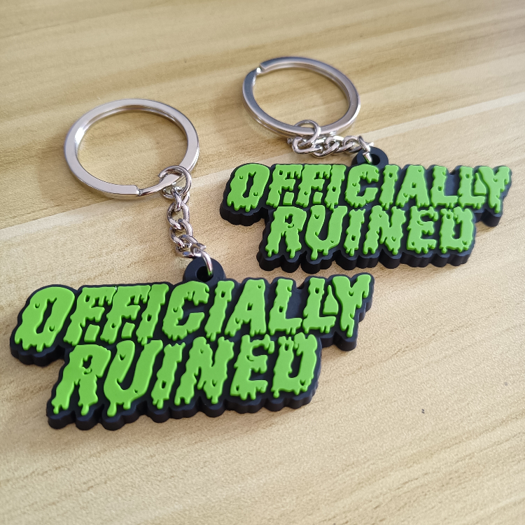 Wholesale No Minimum Any Custom Logo 2d 3d Personalized Rubber Soft Pvc Custom Made Keychains As Promotion Gifts