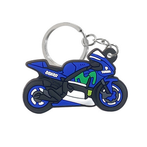 Pvc Loop Keychain Ring Arm Move Rubber Key Chain