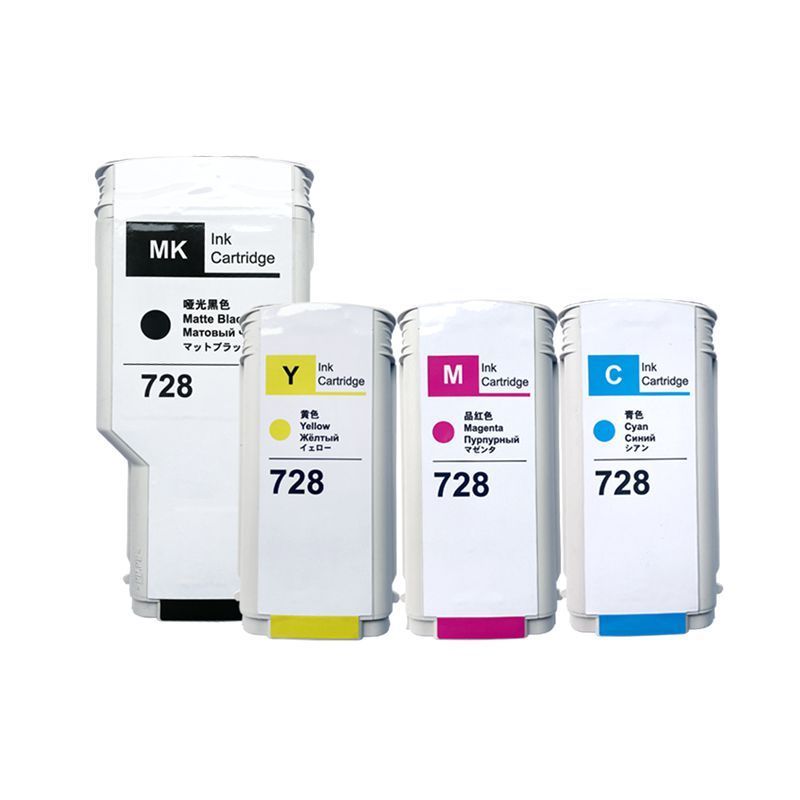 Compatibe  30ml 728 F9J68A 300ml F9J67A 728 HP plotter INK  For HP Designjet T730 T830 Inkjet Ink Cartridge